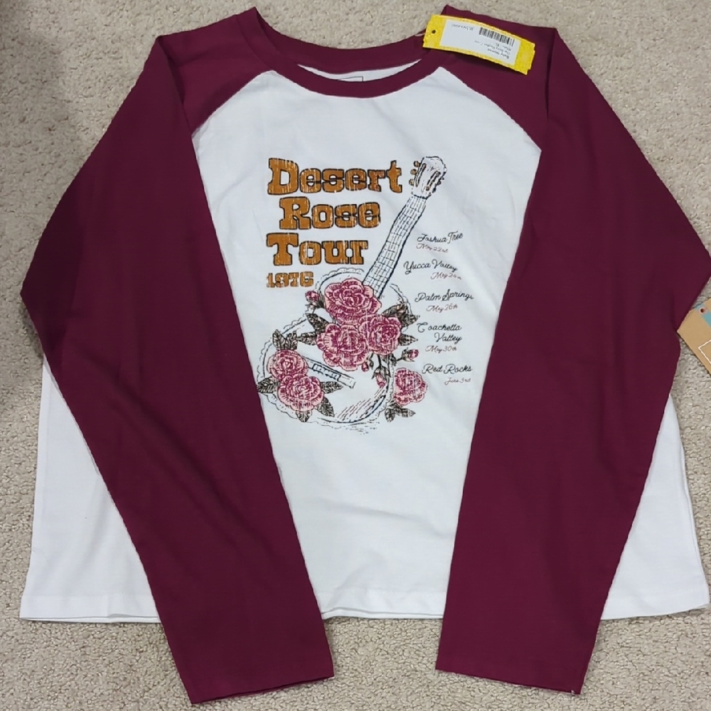 Bixby Nomad Kids Size XL (16-18) Desert Rose Tour Kids Long Sleeve Tee